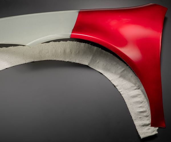 Fibreglass car fender