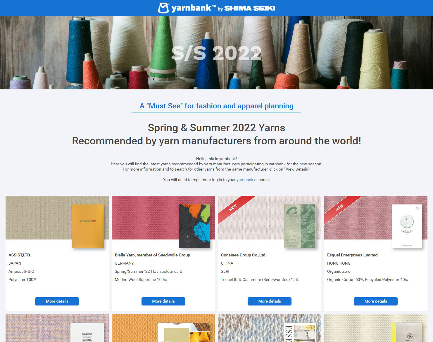 yarnbank presents Spring/Summer 2022 Feature Page